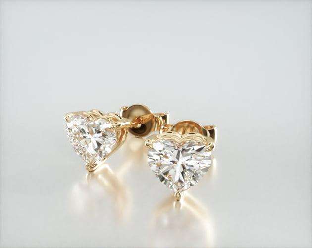jewellery reflections James Allen heart diamond earrings