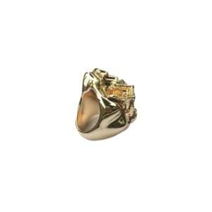Coup de Coeur gold vortex stone ring