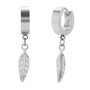 stainless steel dangle earrings
