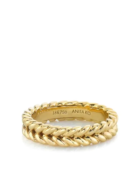 18k gold ring by Anita Ko