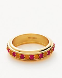 colorful stacking ring